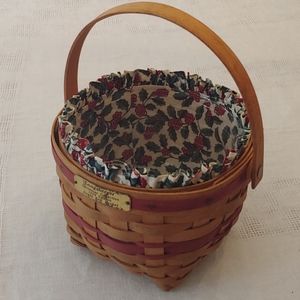 Longaberger Jingle Bell Basket